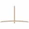 Ekena Millwork Bellingham Smooth Timber Gable Bracket, Douglas Fir, 96"W x 56"H x 3 1/2"D x 3 1/2"F, 14/12 Pitch GBW096X56X0404BEL00SDF - alternate 1